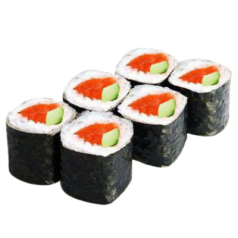 Макі ролл з копченим лососем