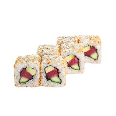 Каліфорнійський з тунцем в кунжуті