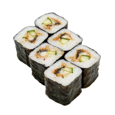 Макі ролл з вугрем і огірком