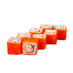 Каліфорнійський з креветками в ікрі